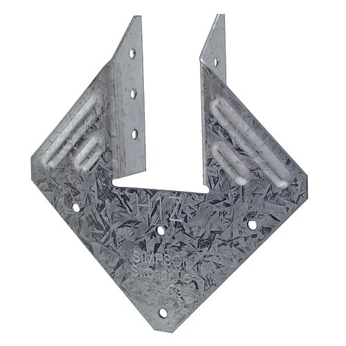 H1 18-Gauge ZMAX Galvanized Hurricane Tie