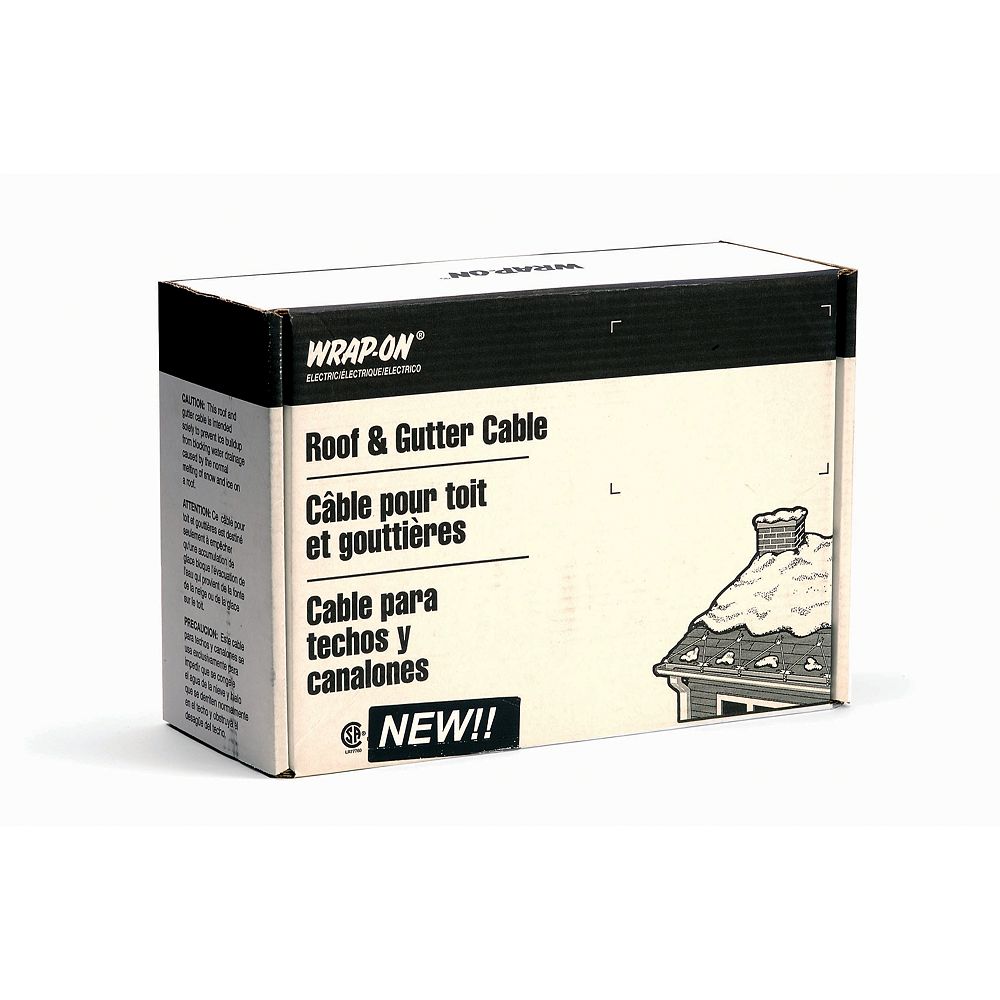 Waterline 250 Ft. Roof & Gutter Deicing Cable The Home Depot Canada