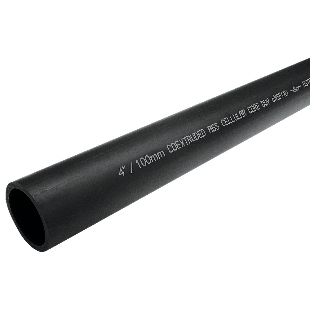 IPEX HomeRite Products ABS PIPE 4 inches x 3 ft CELL CORE The Home