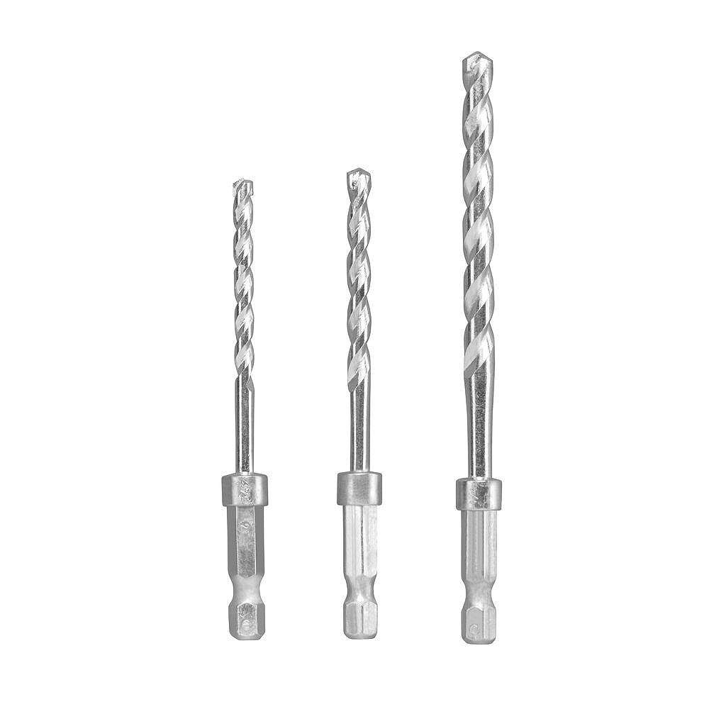RYOBI SpeedLoad Plus CarbideTipped Masonry Bit Set (3Piece) The