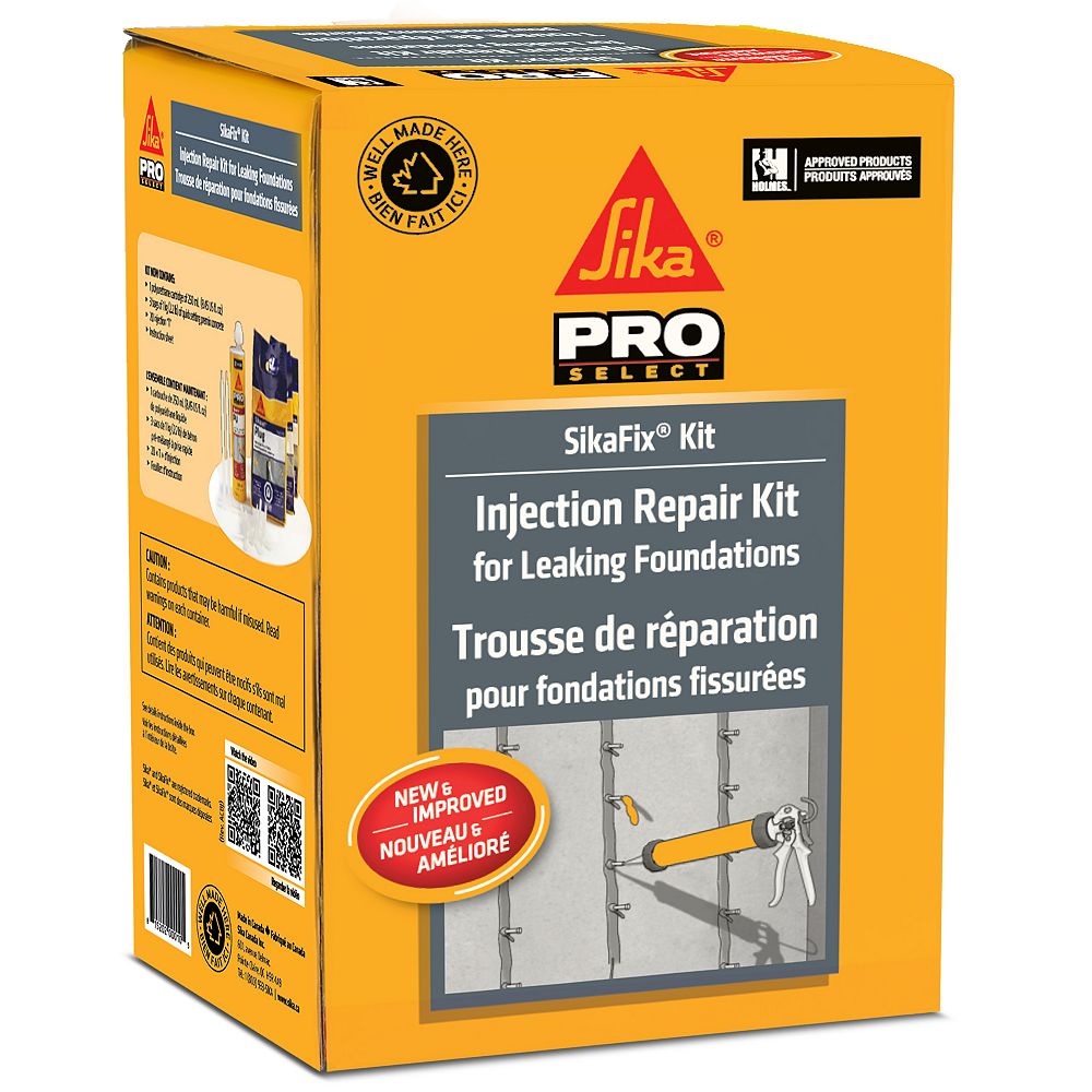 Sika Concrete Crack Injection Fix Kit | The Home Depot Canada