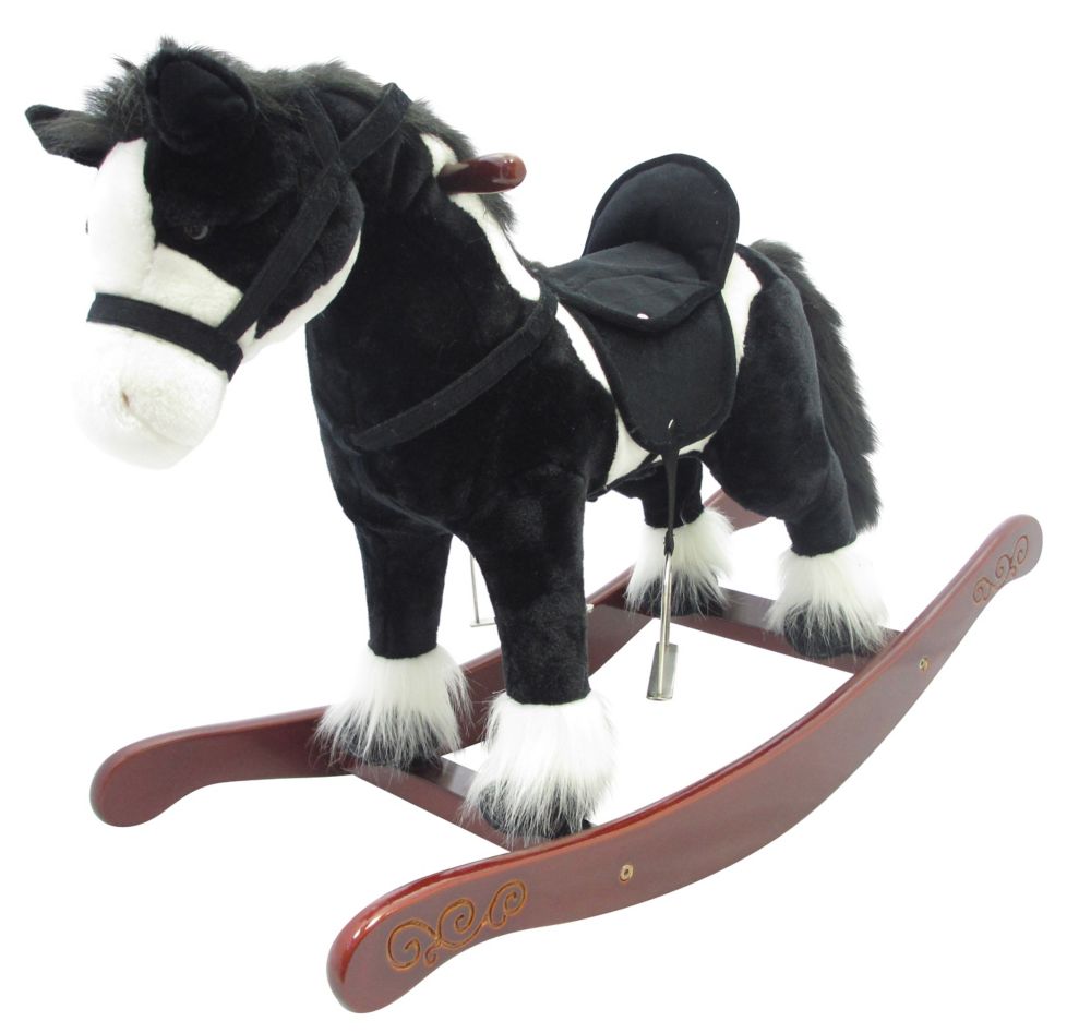 plush rocking horse with sound and movement