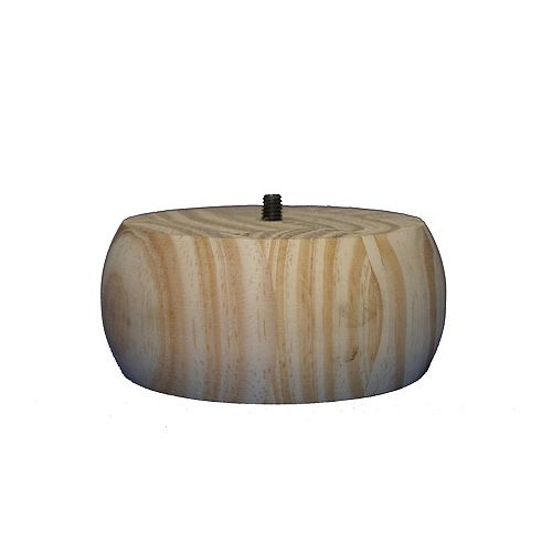 Alexandria Moulding 5 Inch X 2 1 4 Pine Bun Foot The Home Depot Canada 4 Inch X 5 Pine Bun Foot, Sofa Legs Home Depot Canada
