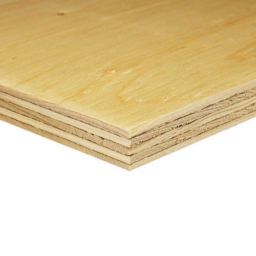 West Fraser 5/8 inch 4 ft. x 8 ft. Select Fir Plywood Tongue & Groove ...