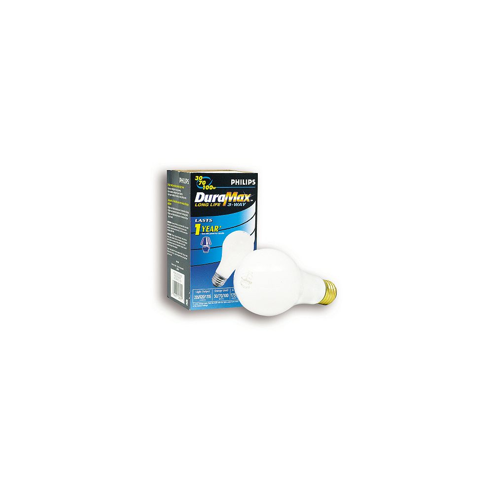 Philips 30 70 100w Soft White 3 Way Medium Incandescent Light Bulb The Home Depot Canada Medium Incandescent Light Bulb, Do You Have To Use A 3 Way Bulb In Lamp