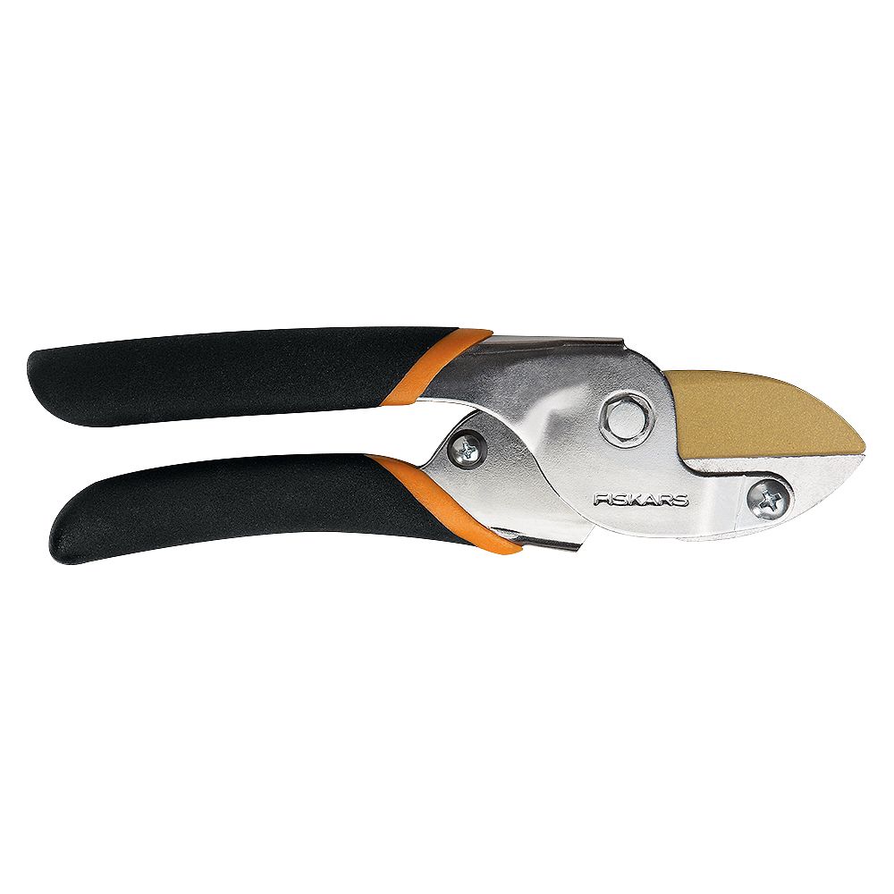 Fiskars Titanium PowerLever Anvil Pruner The Home Depot Canada