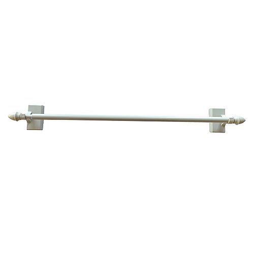 Magnetic Café Rod in White