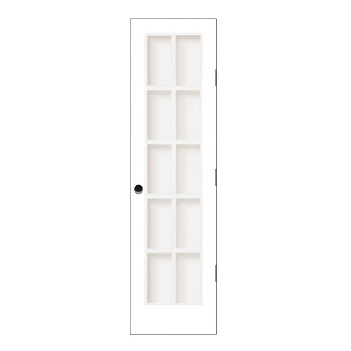 24-inch x 80-inch Primed 10 Lite Interior Door with Clear Glass