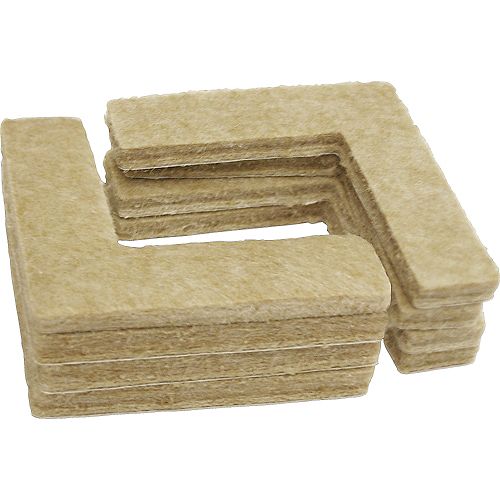 Everbilt 1-1/2 inch Heavy Duty Self-Adhesive Corner Felt Pads (8-Pack)