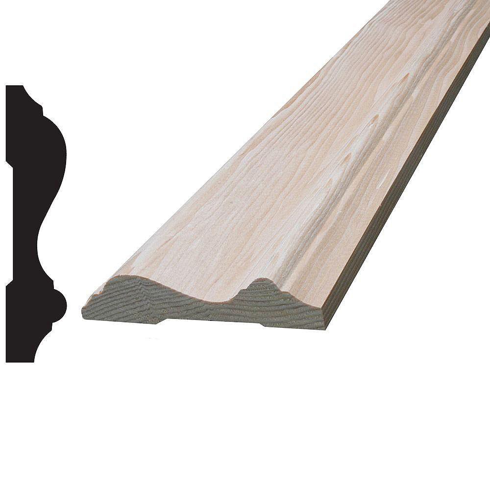 Alexandria Moulding Hemfir Chair Rail 9 16 In X 2 1 2 In The Home Depot Canada Alexandria Moulding Hemfir Chair Rail 9 16 In X 2 1 2 In The Home Depot Canada