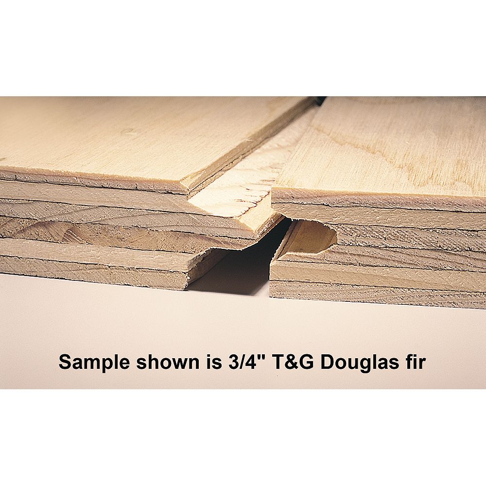 West Fraser 3 4 Inch 4 Ftx8 Ft Standard Spruce Plywood Tongue Groove The Home Depot Canada