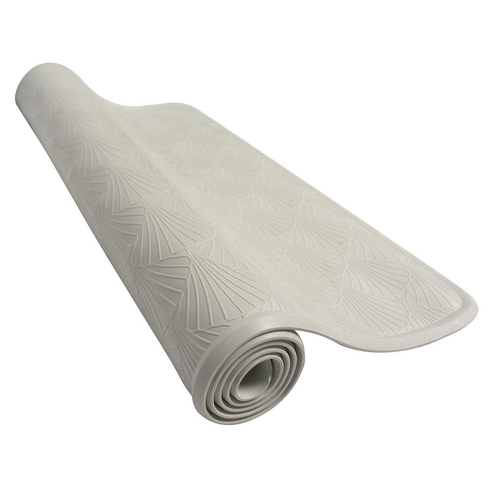 Zenith Products Rubber Bath Mat White The Home Depot Canada Zenith Products Rubber Bath Mat White