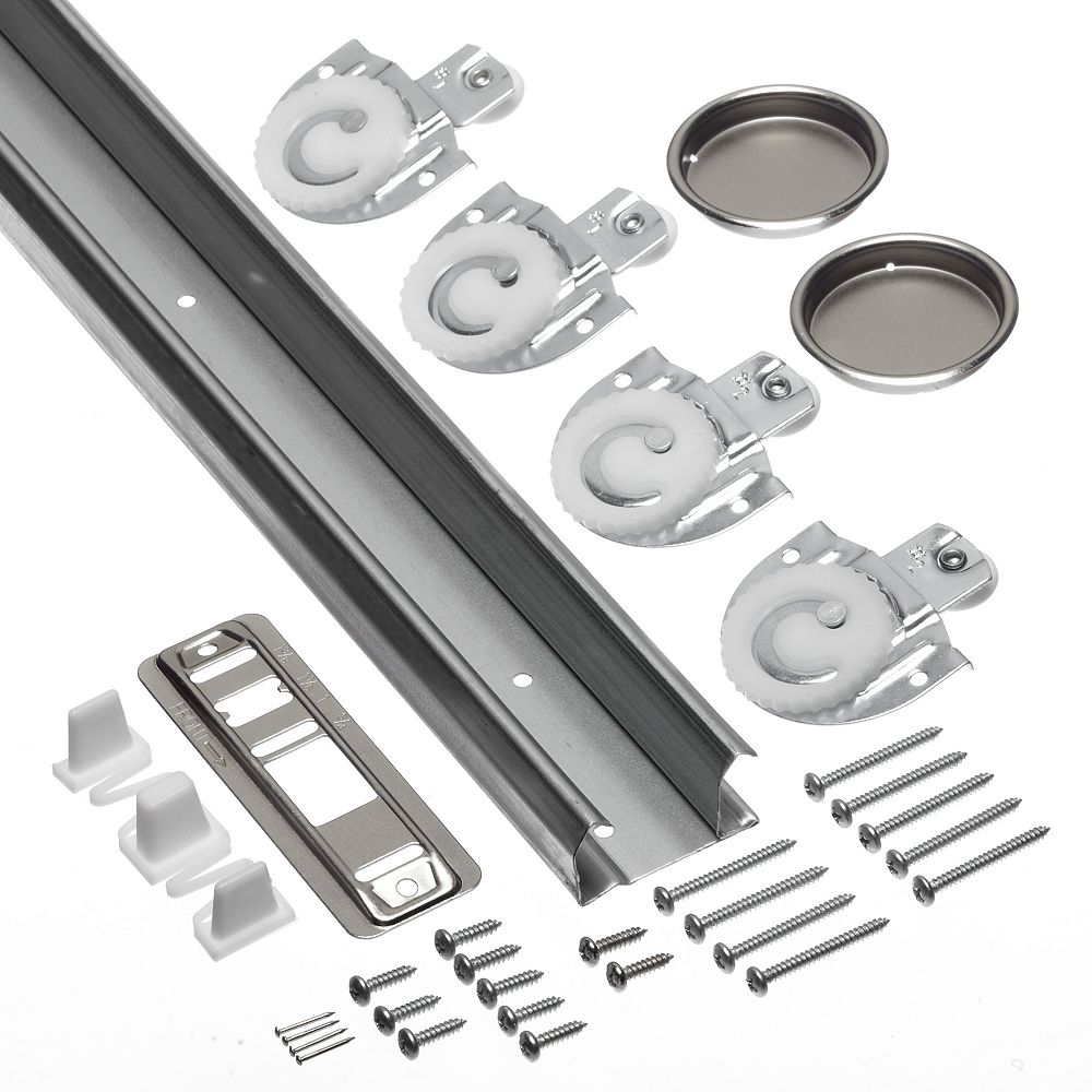 Worksavers 72 Inch Sliding Door Track And Hardware Kit The Home Depot Canada Sliding Door Track And Hardware Kit, Sliding Patio Door Track Systems