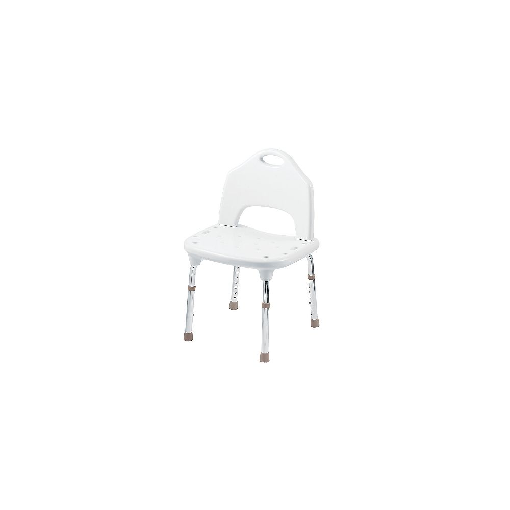 MOEN Deluxe Adjustable Tub and Shower Chair in Glacier White The Home