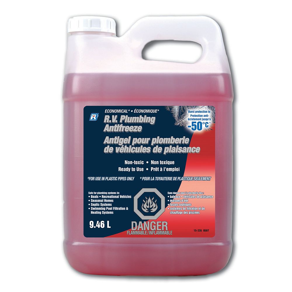 Recochem Economical RV Plumbing Antifreeze 9.46 L The Home Depot Canada.