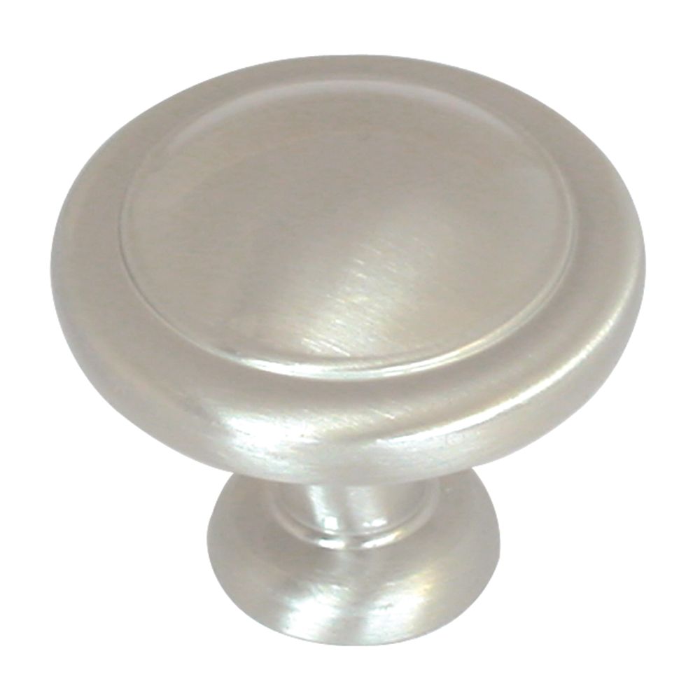 Amerock Allison Value 1-1/4 Inch (32mm) DIA Knob - Satin Nickel - (10 ...