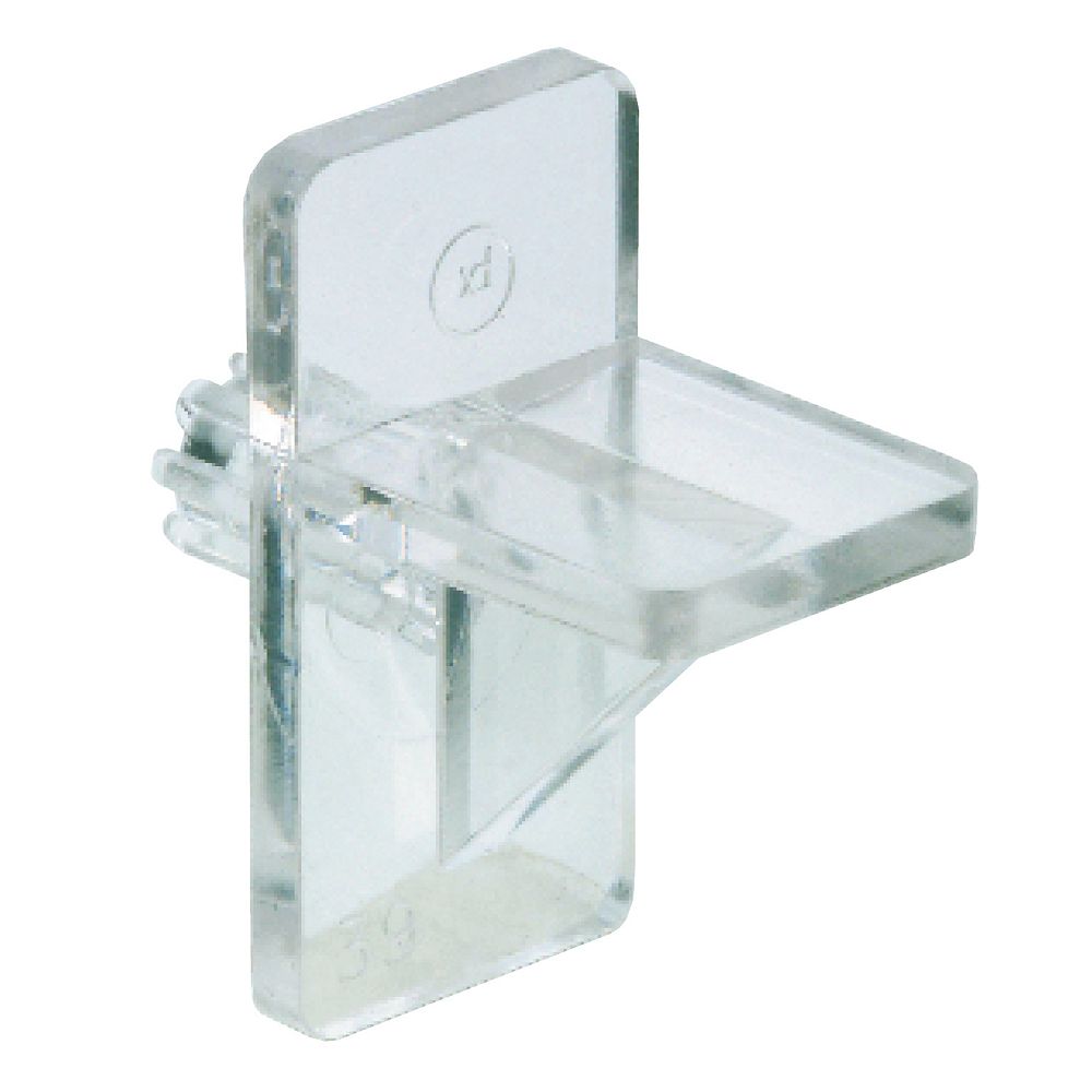 Richelieu (Pack of 8) 1/4 in (6.35 mm) Plastic Shelf Pin, Clear The