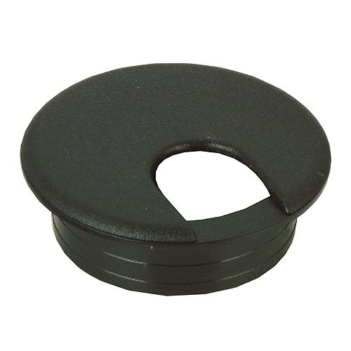 1 7/8 in (48 mm) Plastic Grommet, Black