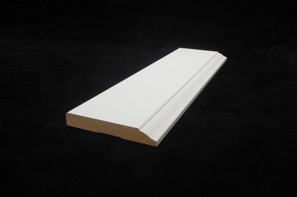 Alexandria Moulding 1/2-inch X 3 1/4-inch X 96-inch MDF Primed ...