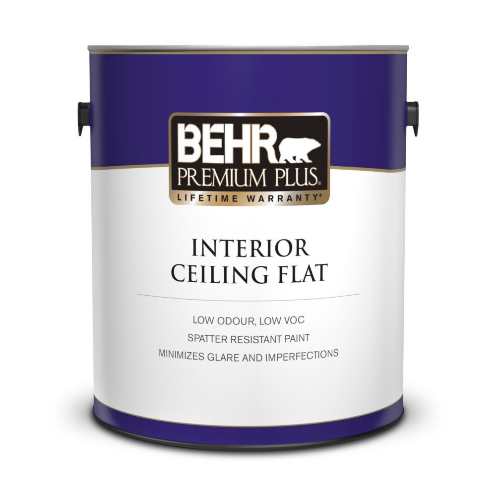 Behr Premium Plus Interior Ceiling Paint Ultra Pure White 3 79L   P 1000402544 