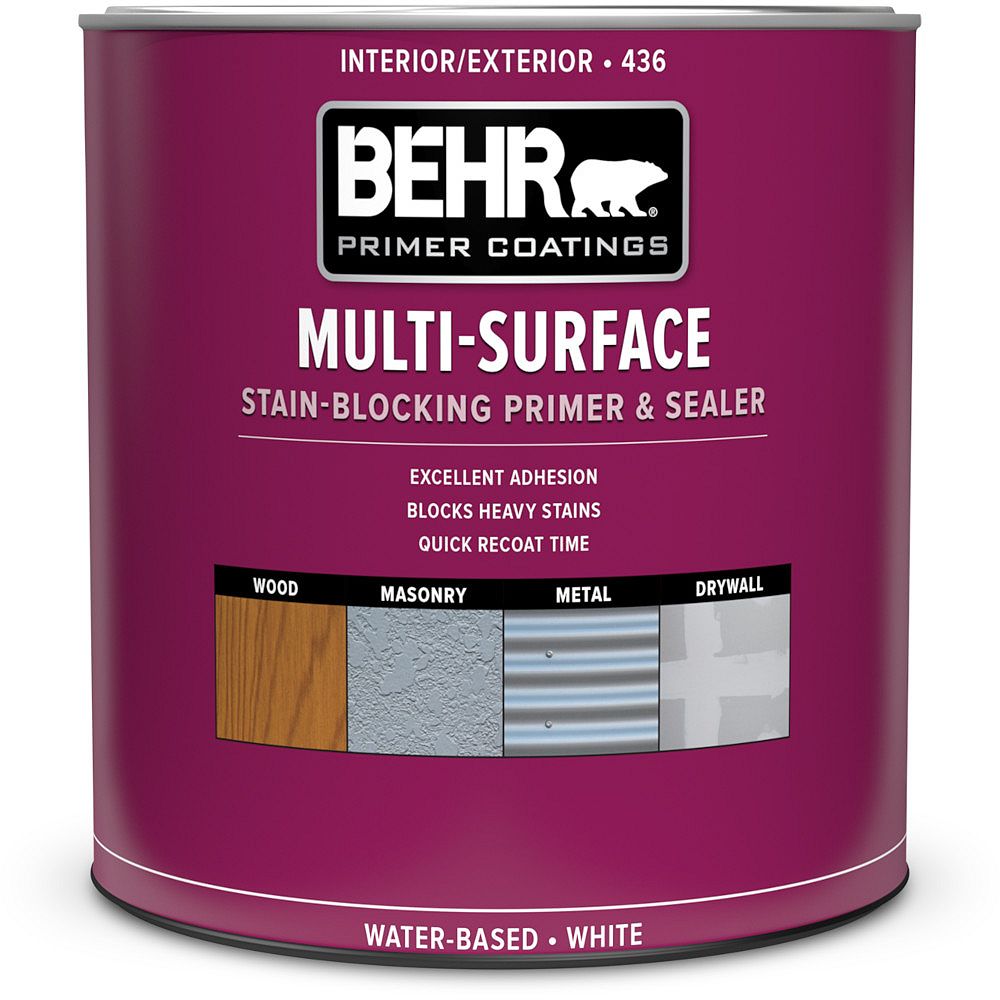 BEHR MultiSurface Interior/Exterior StainBlocking Primer & Sealer 436