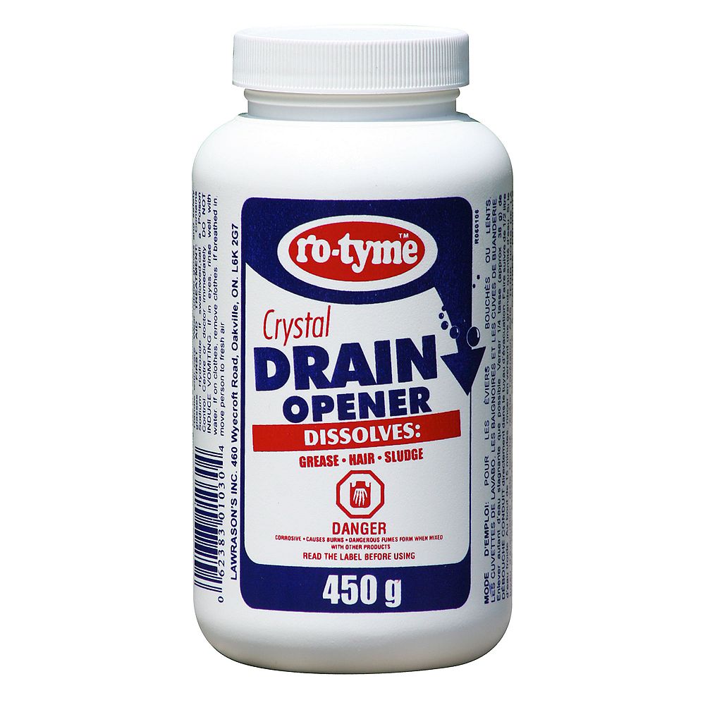 RoTyme Crystal Drain Opener 450 g The Home Depot Canada