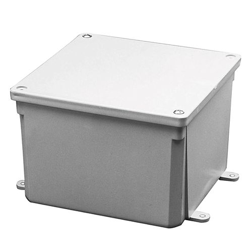 PVC Junction Box  4x4x2  In