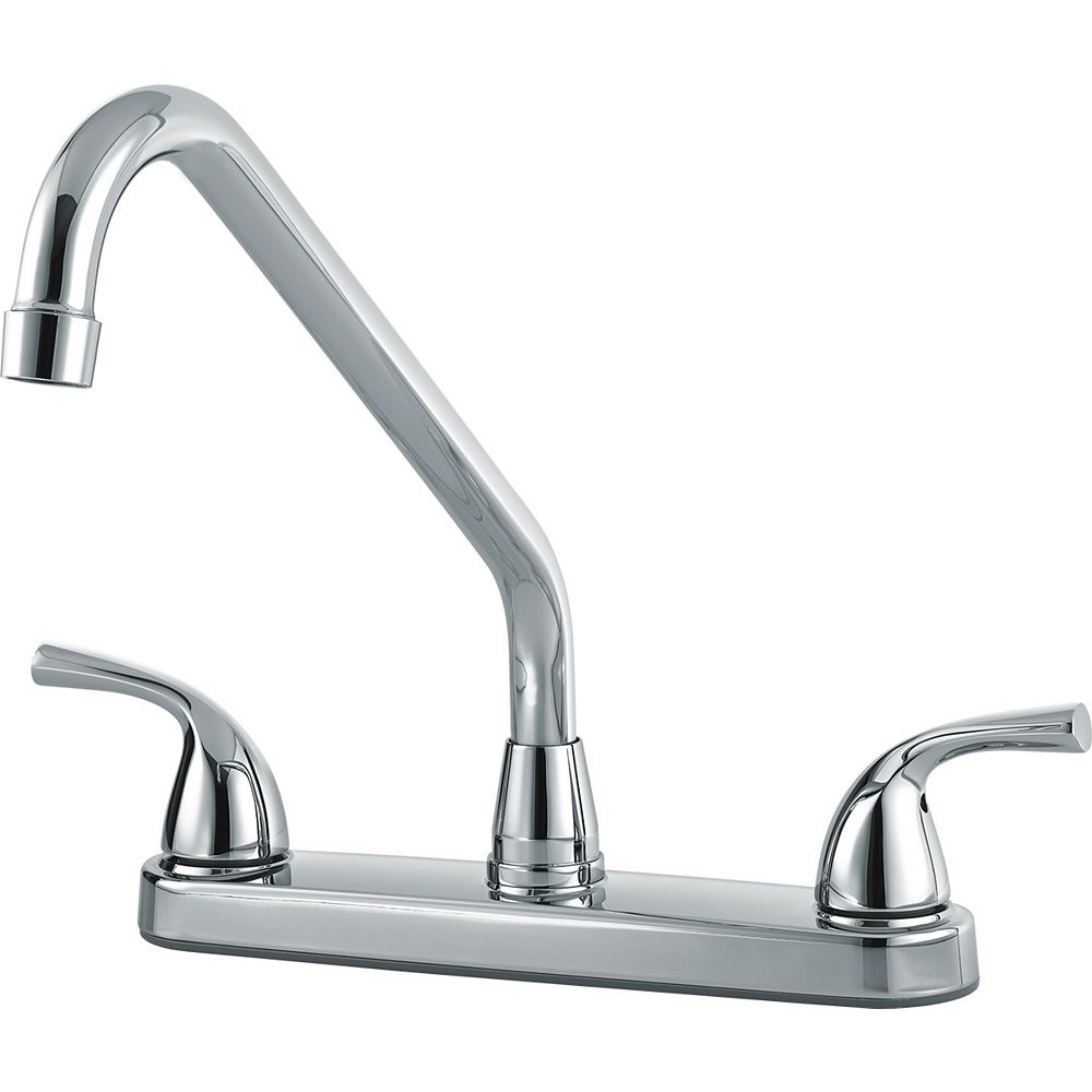 Delta Classic Two Handle Kitchen Faucet, Chrome The Home Depot Canada