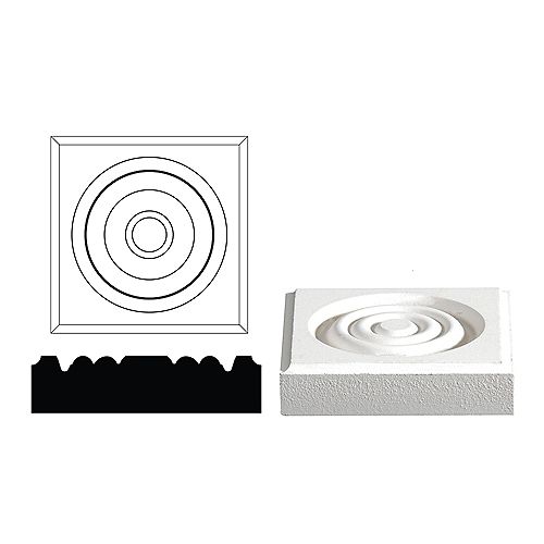 Corner Block Moulding Moulding The Home Depot Canada
