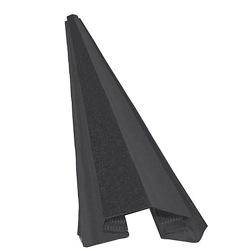 GAF Master Flow 8 ft. Aluminum Under Eave Soffit Strip Vent in Mill