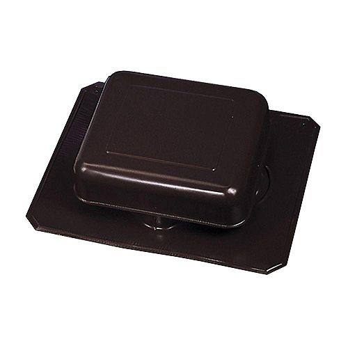 GAF Master Flow 50-inch NFA Aluminum Square-Top Roof Static Vent in Black