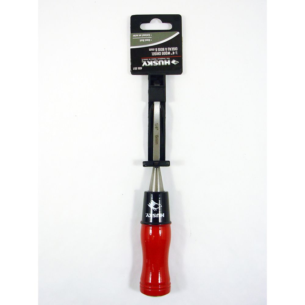 Husky Steel Butt Wood Chisel - 1/4 Inch | The Home Depot Canada