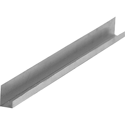 D400 Drywall J Metal Trim 1/2 inch  4411Bx7 ft.