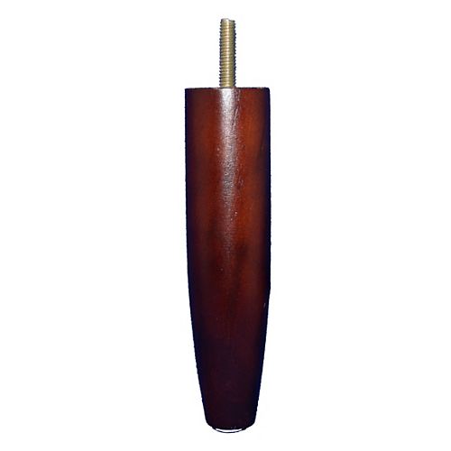 Alexandria Moulding 6 Inch Walnut Bed Leg The Home Depot Canada 6 Inch Walnut Bed Leg, Sofa Legs Home Depot Canada