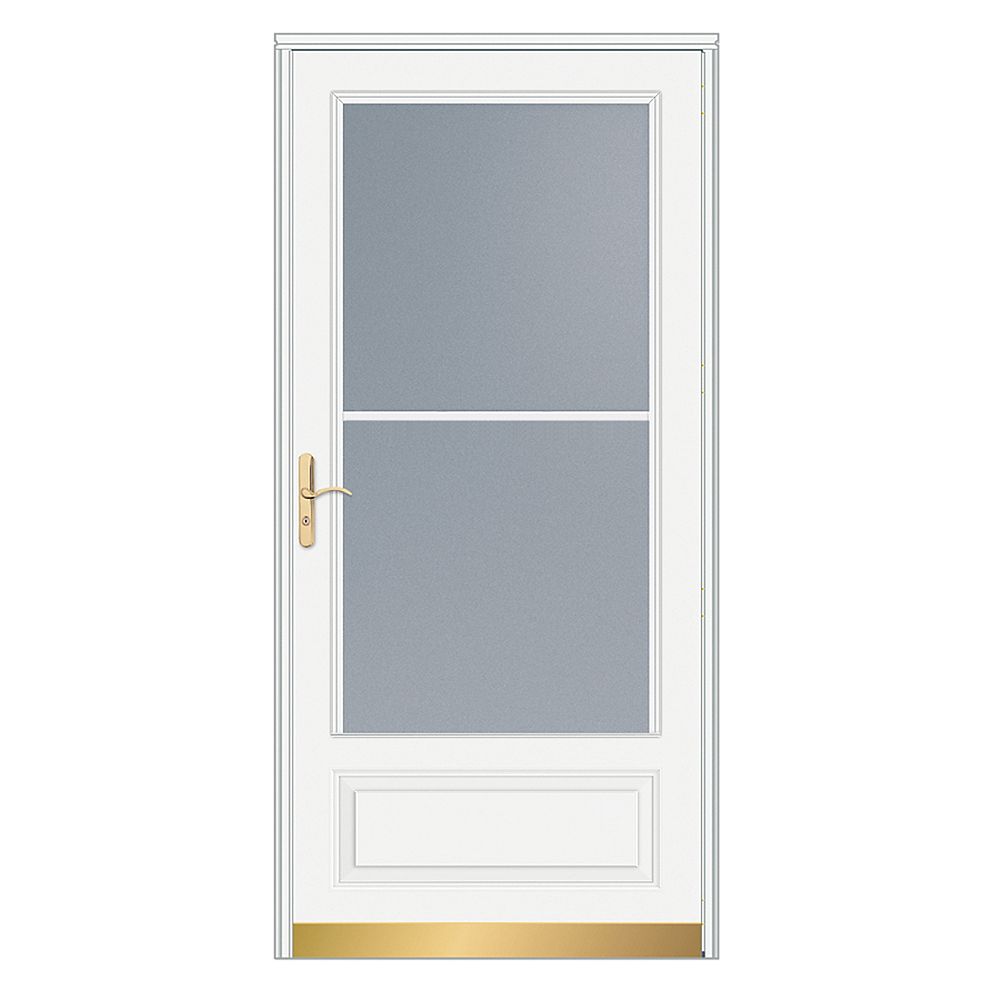 EMCO 36inch W 400 Series Venting White Screen Door with
