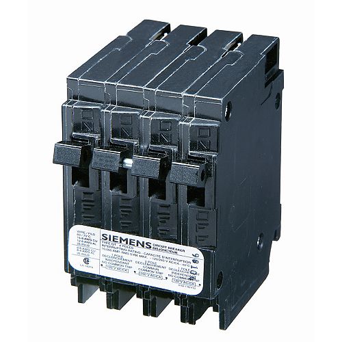 15/20A 2 Pole 120/240V Quad Type Q Breaker