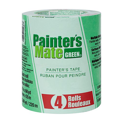 1.41-inch x 180 ft. Green Painter's Tape (4-Pack)