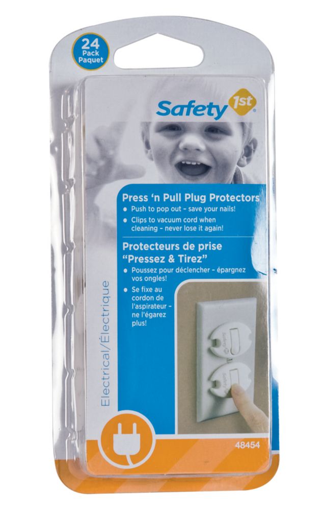 Safety 1st Press N' Pull Plug Protector (24Pack) The Home Depot Canada