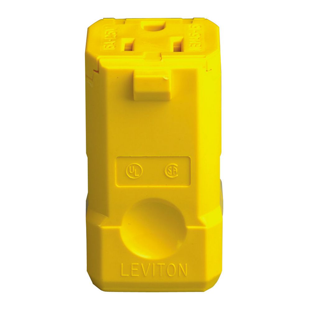 Leviton 15 Amp Python 125V Nylon Connector | The Home Depot Canada