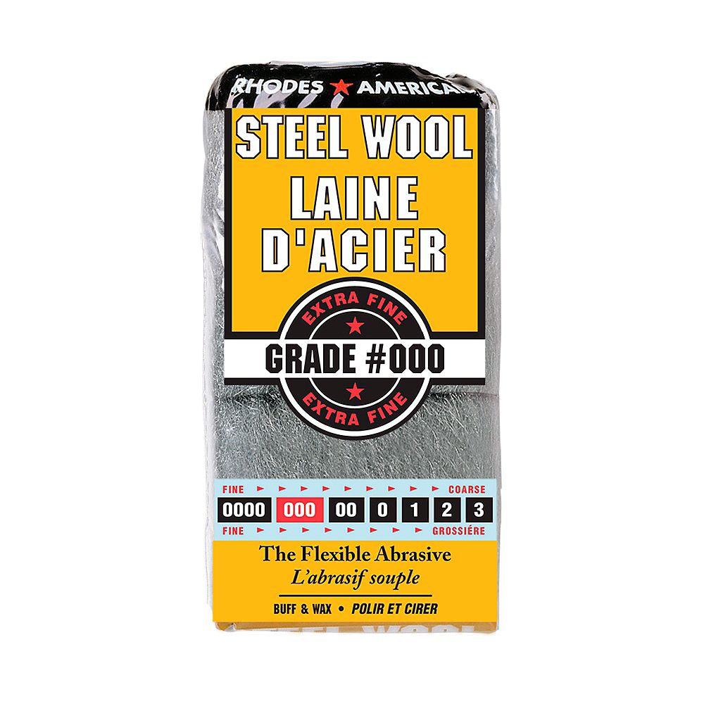Homax Steel Wool 000, Extra Fine, 12 Pad Steel Wool10121153 The