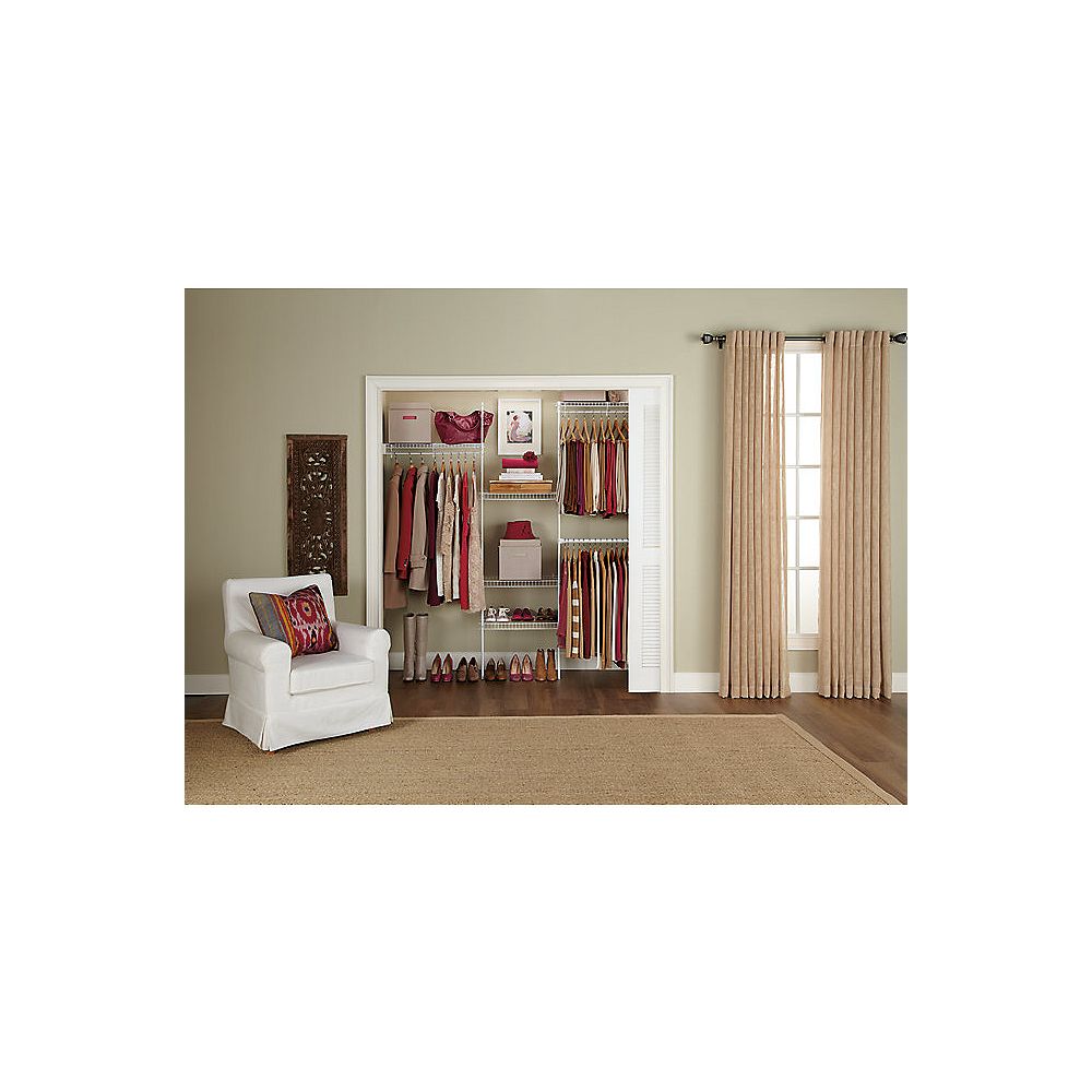 Rubbermaid 58 Feet FreeSlide Closet Kit The Home Depot Canada