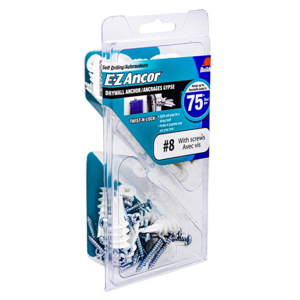 EZ Ancor® 8 EZ Ancor(R) Drywall Anchor in Nylon with Screw