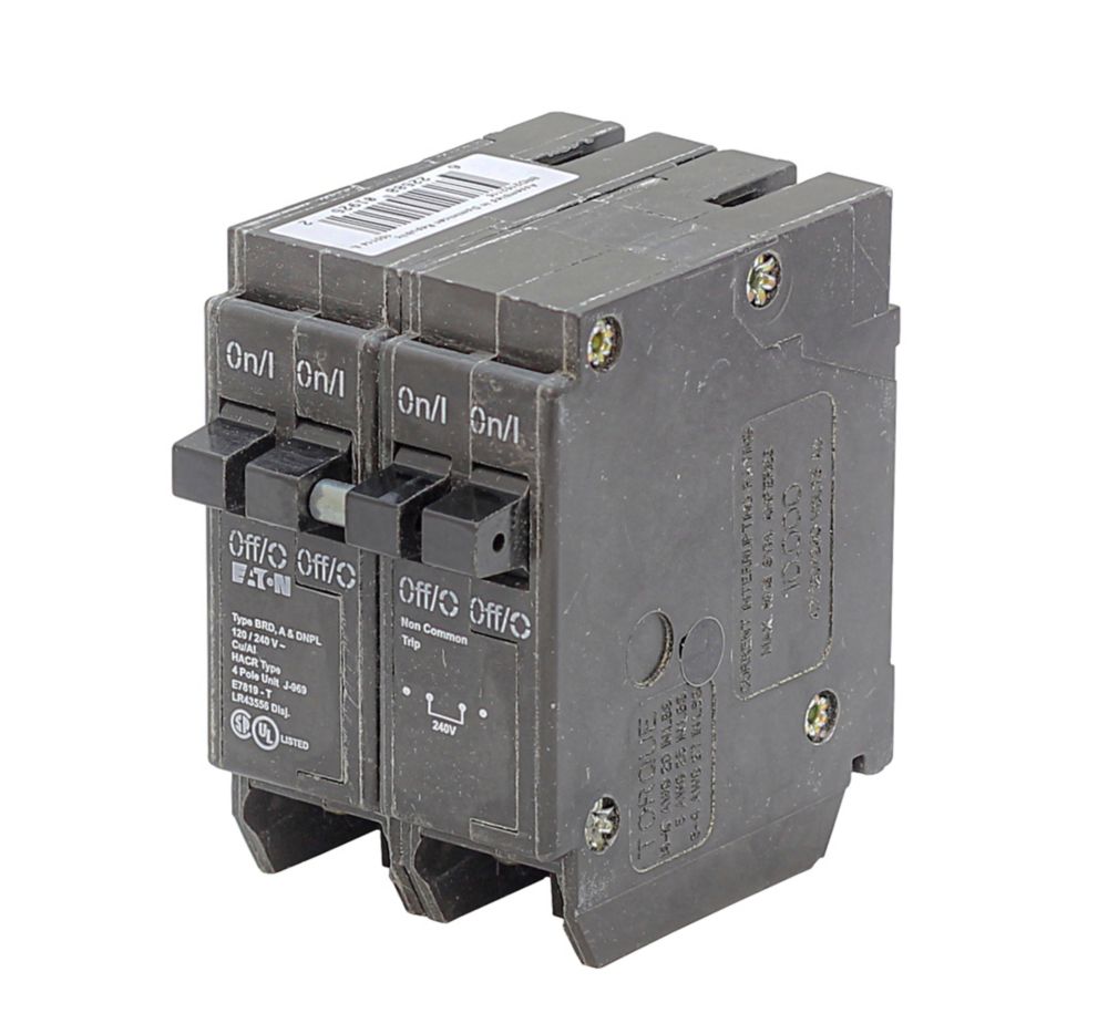 Eaton Type BR 15/20 Amp Quad Circuit Breaker | The Home Depot Canada