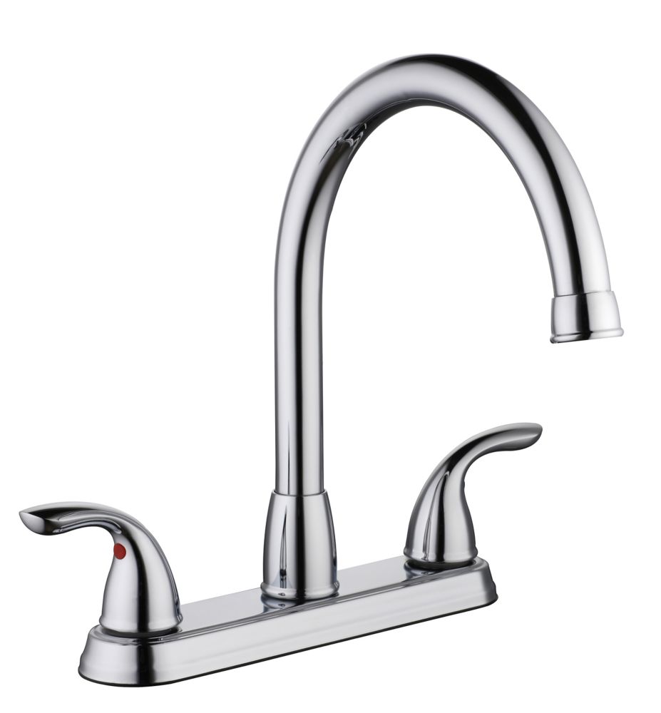 Glacier Bay 3000 Series Hi Arc Kitchen Faucet In Chrome The Home   P 1000411347 