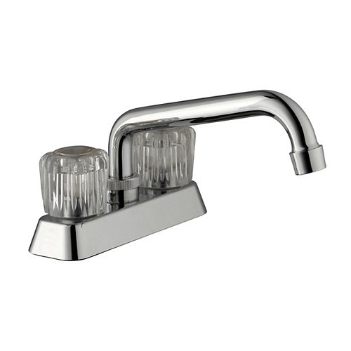 4-inch Centerset 2-Handle Laundry Faucet in Chrome