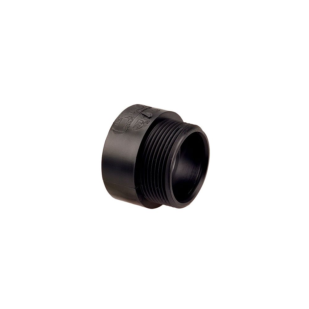 LESSO 11/4 In. ABS Male Adapter Hub x MIPT The Home Depot Canada
