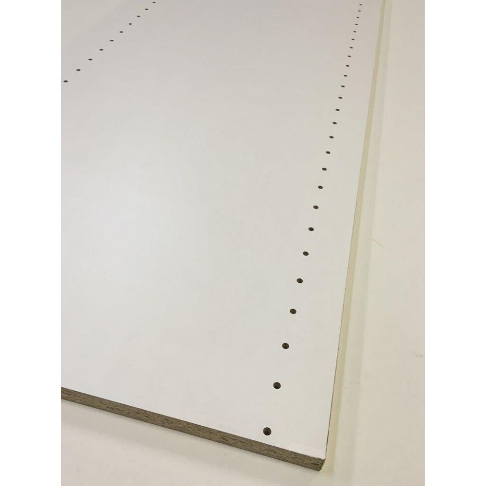 Melamine White Drilled Board, Bookcase Shelf Pegs Home Depot
