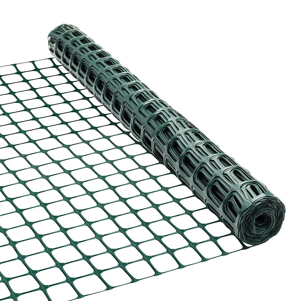 Everbilt 25 Ft L X 36 Inch H Plastic Fencing In Green 2 Inch X 2 Inch Mesh Size The Home Depot Canada Everbilt 25 Ft L X 36 Inch H Plastic Fencing In Green 2 Inch X 2 Inch Mesh Size The Home Depot Canada