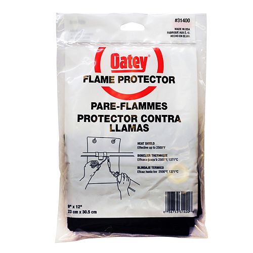 Bagged 9 x 12 Flame Protector