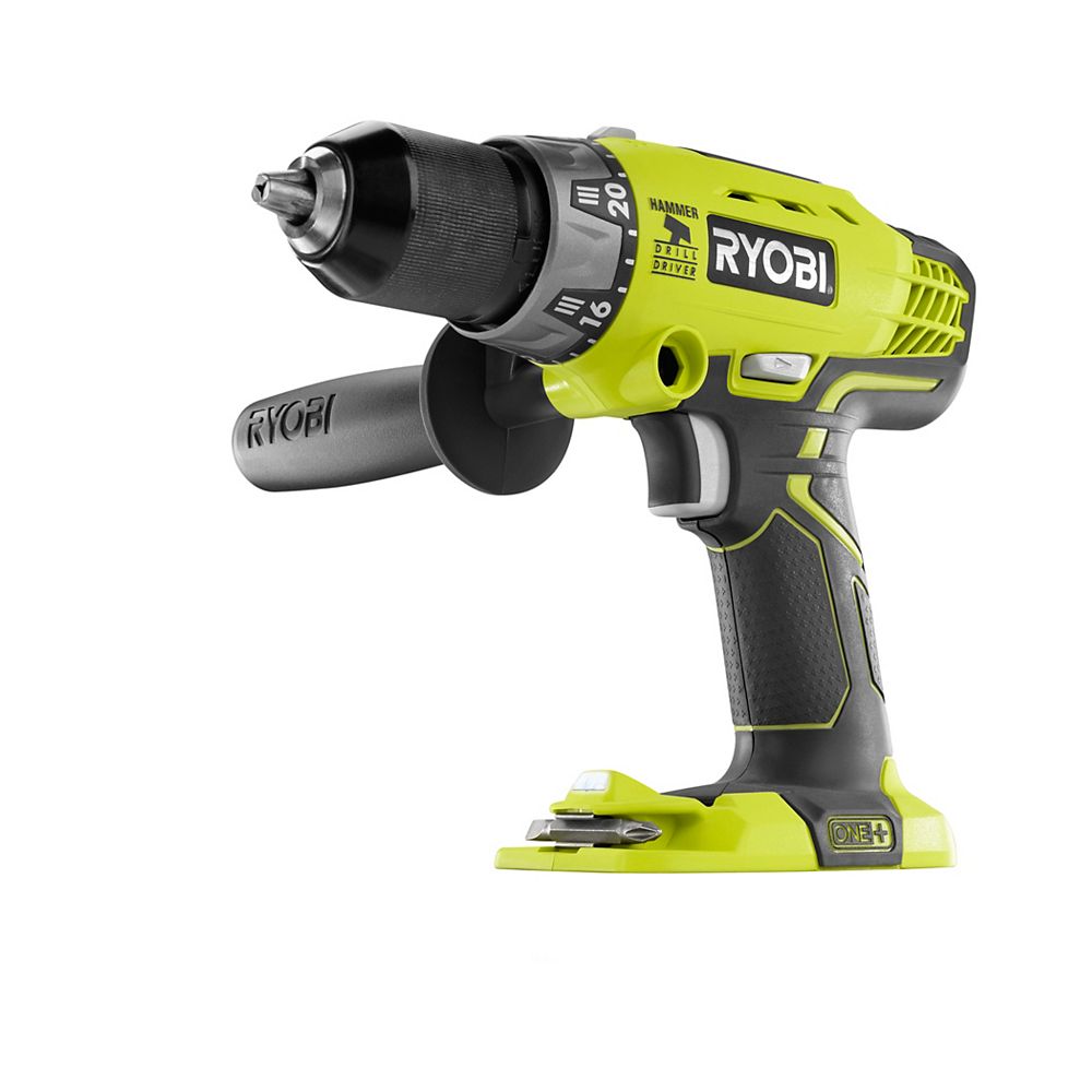 Ryobi Perceuse Visseuse Sans Fil 18v One 1 2 Pouce Avec Poignee Outil Seulement Home Depot Canada